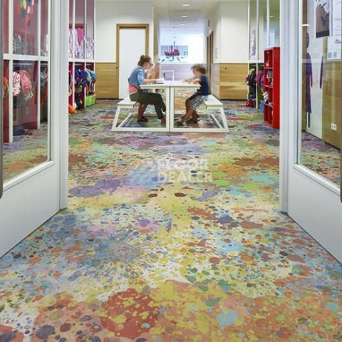 Forbo Sarlon Colour 19dB 9100T4319 multi color splash фото 2 | FLOORDEALER